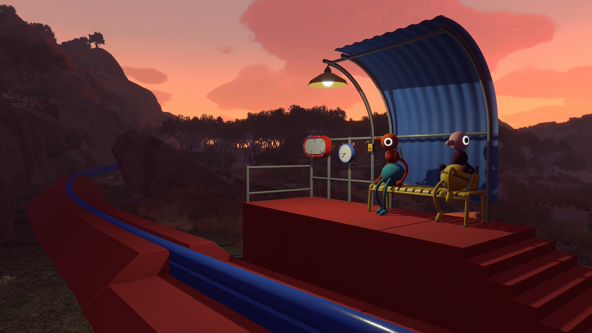 Official Big Walk screenshot — players exploring the island together