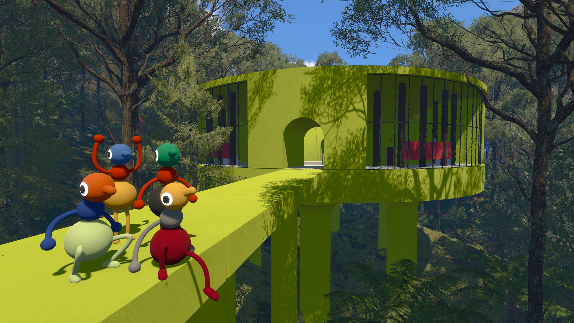 Official Big Walk screenshot from the island, referenced in the backpack and carry guide
